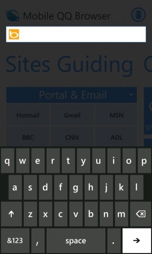 Windows Phone 7版腾讯QQ浏览器初体验