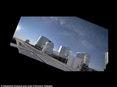 延时技术给力 欧洲天文学家拍旋转银河