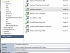 XNA Framework Game Studio开发WP游戏
