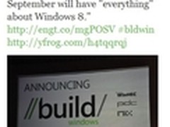 微软：9月将揭晓Windows 8的“一切”