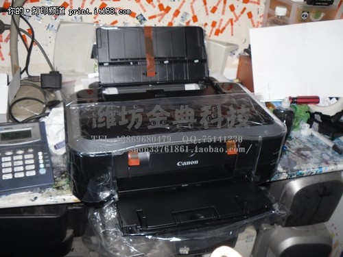 佳能IP4680拆机接废墨管