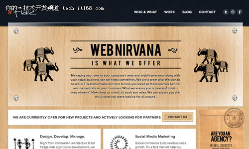 最新30佳:HTML5 网站设计案例欣赏