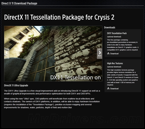 《Crysis 2》DX11升级包意外提前下载