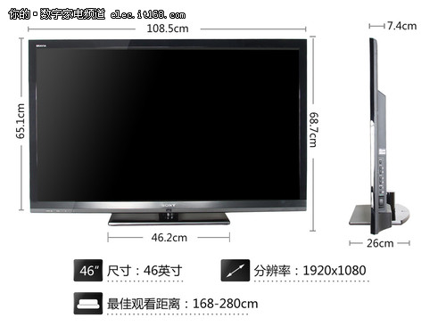 索尼46EX710与索尼46EX720液晶电视