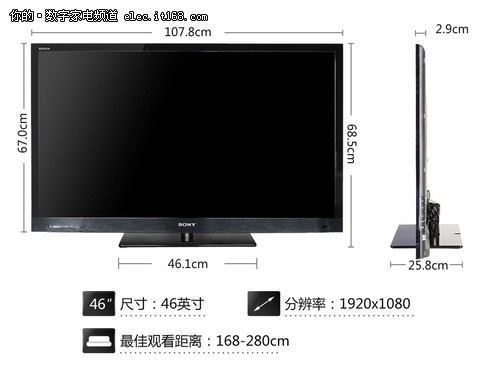 索尼46EX710与索尼46EX720液晶电视