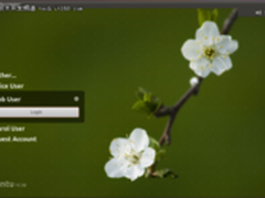 简约风格 Ubuntu11.10的新登录界面
