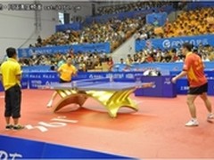 乒超联赛斐讯松江赛区，浙商队胜宁波队