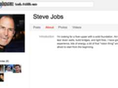 苹果CEO乔布斯加入Google+ 真假难辨