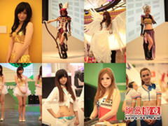 CJ展showgirl百花齐放 各显神通揽玩家