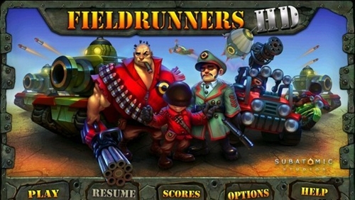 非常好的塔防《Fieldrunners》登入Android