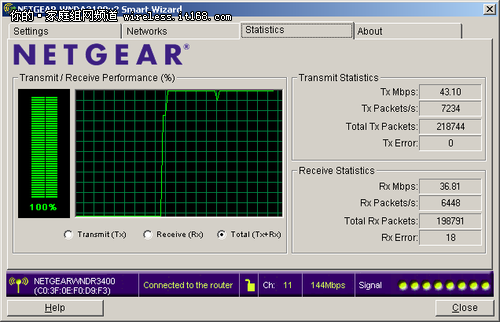 网件NETGEAR WNDA3100链接软件设置