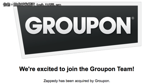Groupon 1030万美元收购Zappedy