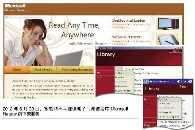 微软或为Windows8 放弃电子书阅读程序