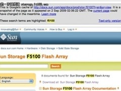 博客：关于Sun F5100闪存阵列更多信息
