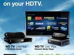WD TV媒体播放器支持Hulu Plus在线视频