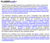 微软2011竞争者：忽略Linux重苹果谷歌