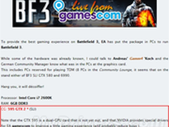 再争当卡皇 NVIDIA双核GTX595横空出现