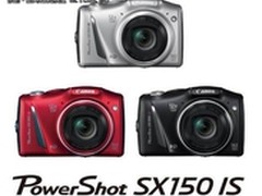 佳能发布SX系列相机PowerShot SX150 IS