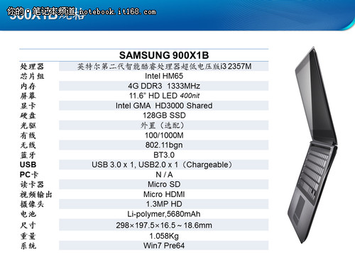 三星900X1B炫耀登场