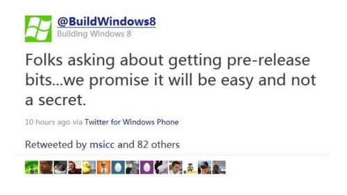 微软：9月发布Windows 8系统预测试版本