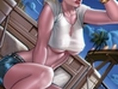 性感丰满！国外画师最新游戏美女插画