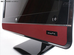 经典红黑搭配  惠普四核Omni305一体机