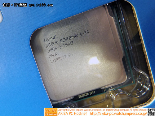 替代G620/G840 Intel新奔腾CPU开始出货