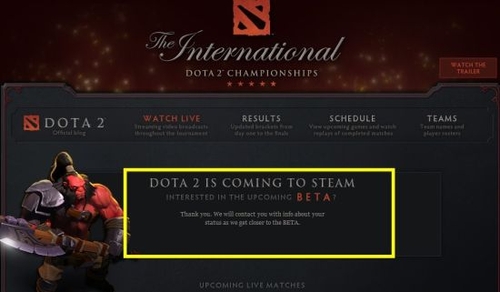 4步骤申请成功 《Dota2》开放Beta测试