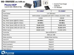 PLEXTOR浦科特M2P SATA 6Gbps SSD上市