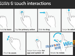 一张图解：轻松学会Windows8触摸控制