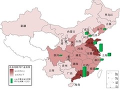 中国物联网产业已形成四大区域分布格局