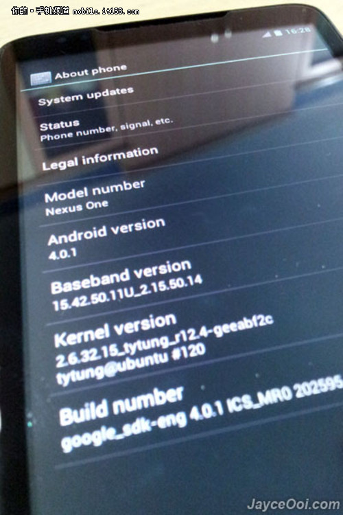 刷机王再发威 HTC HD2安卓4.0ROM出现-IT16