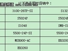 多款产品特价促销 H3C S5500-24P报7900