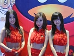 TGC美女：腾讯QQ会员红衣女郎惊艳全场