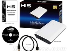 HIS转接盒 USB 3.0可以转接输出HDMI了