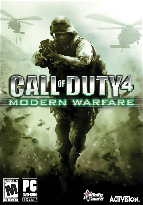 2007年 《call of duty: modern warfare》 by infinity ward