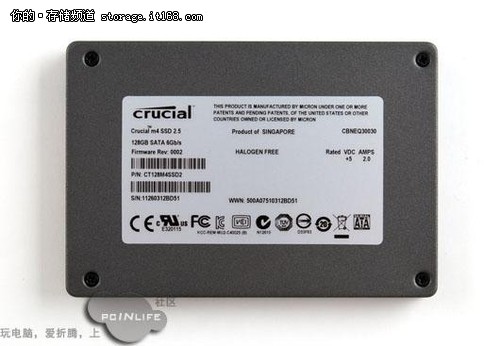 美光Crucial M4 128GB/64GB SSD拆卸