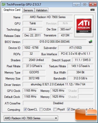 HD7970核心/显存猛超1.16/6.8GHz