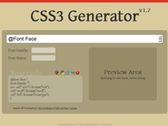 WEB设计：CSS3十个免费强大工具集锦