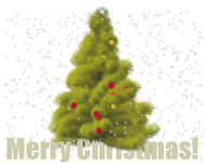 来自Chrome的圣诞祝福：圣诞树动画特效