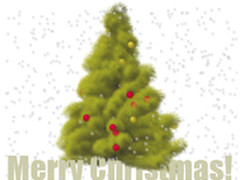 来自Chrome的圣诞祝福：圣诞树动画特效