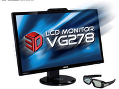 华硕旗舰级3D液晶显示器VG278H曝光