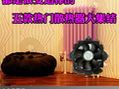 都是很受追棒的 五款热门散热器大集结