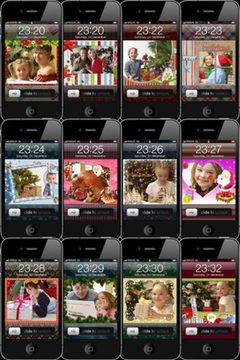 iOS圣诞应用推荐之圣诞节锁屏设计师
