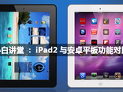 小白讲堂：iPad2与安卓平板功能对比