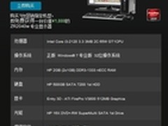 入门级3D工作站 惠普Z210 SFF现7499元