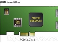 Marvell首发PCIe 2.0x2 SATA 6Gbps主控