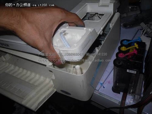 图解Epson ME 330喷墨打印机拆机取卡纸