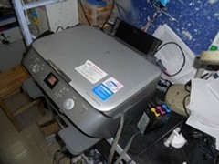 爱普生RX530喷墨 一体机拆机取异物