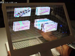 视频：微软展示透明3D OLED触控屏桌面